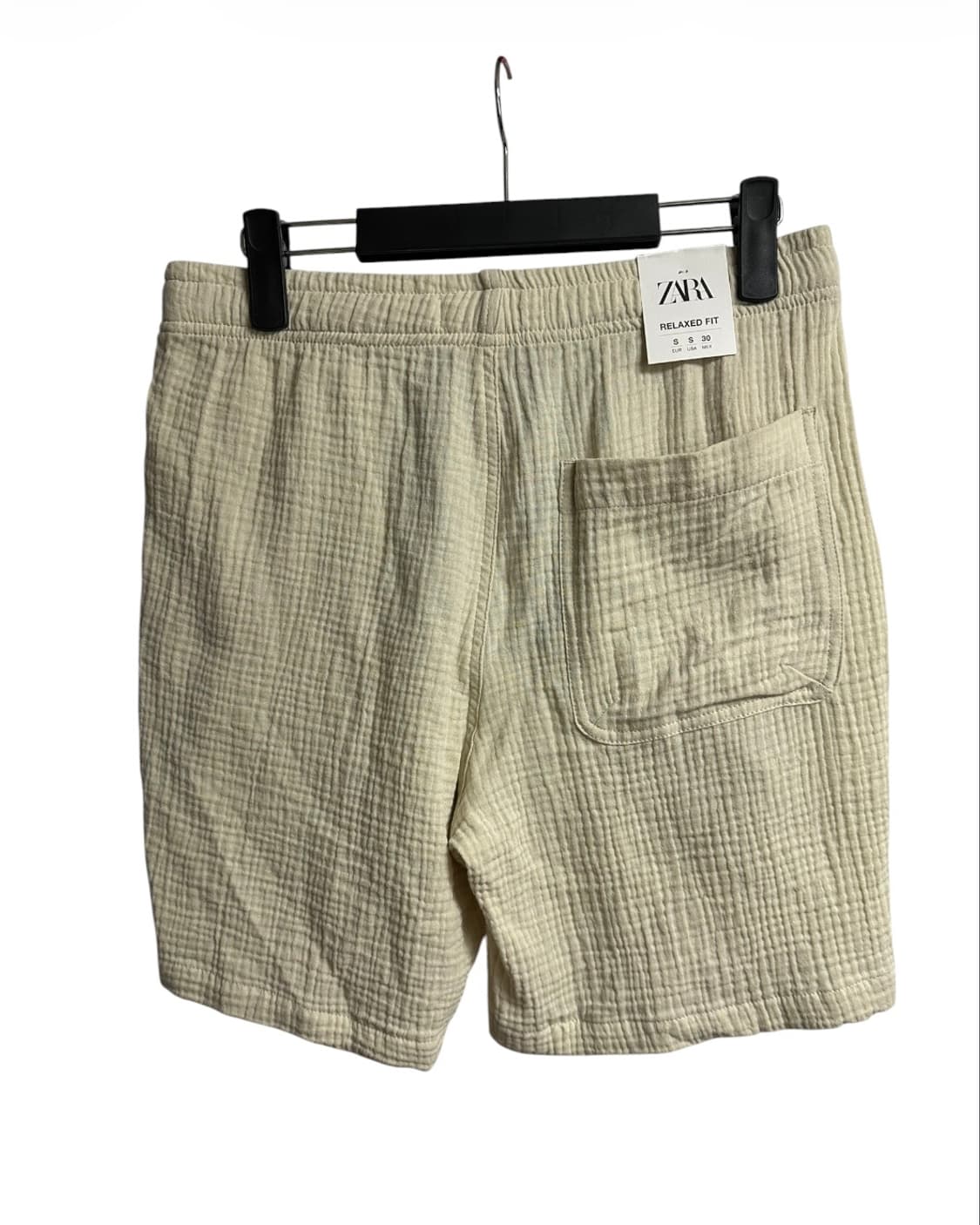 자라(ZARA) 풀밴딩 치노 반바지 30 새상품 상품이미지6