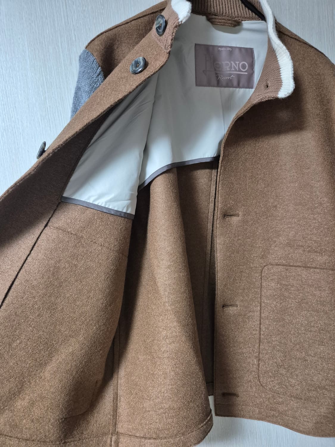 (정품) 에르노 남성 울자켓 울점퍼 52 (새제품급) 이태리 상품이미지3