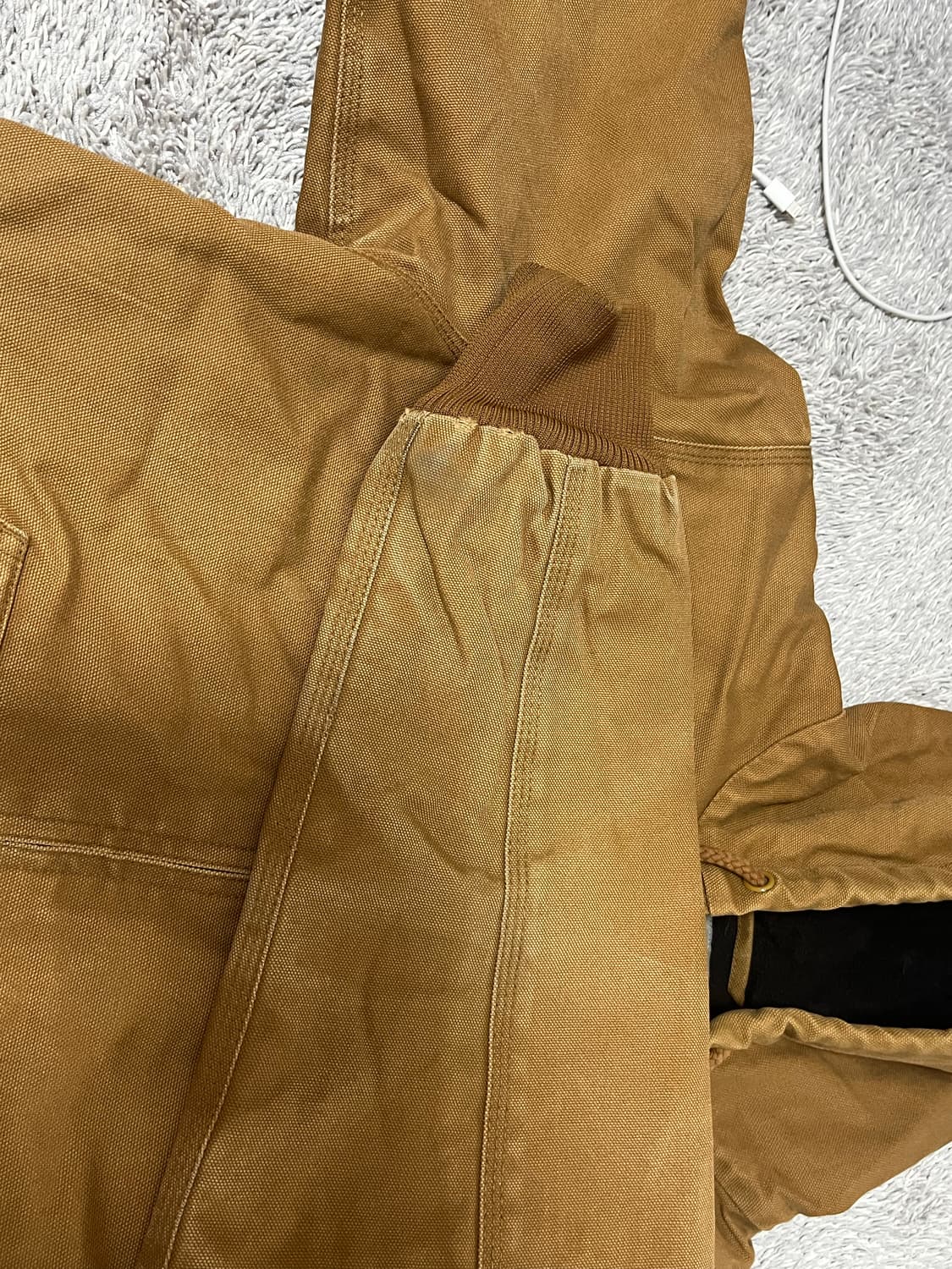 [ Carhartt 액티브 자켓 / 브라운 / 기모 안감] 상품이미지3