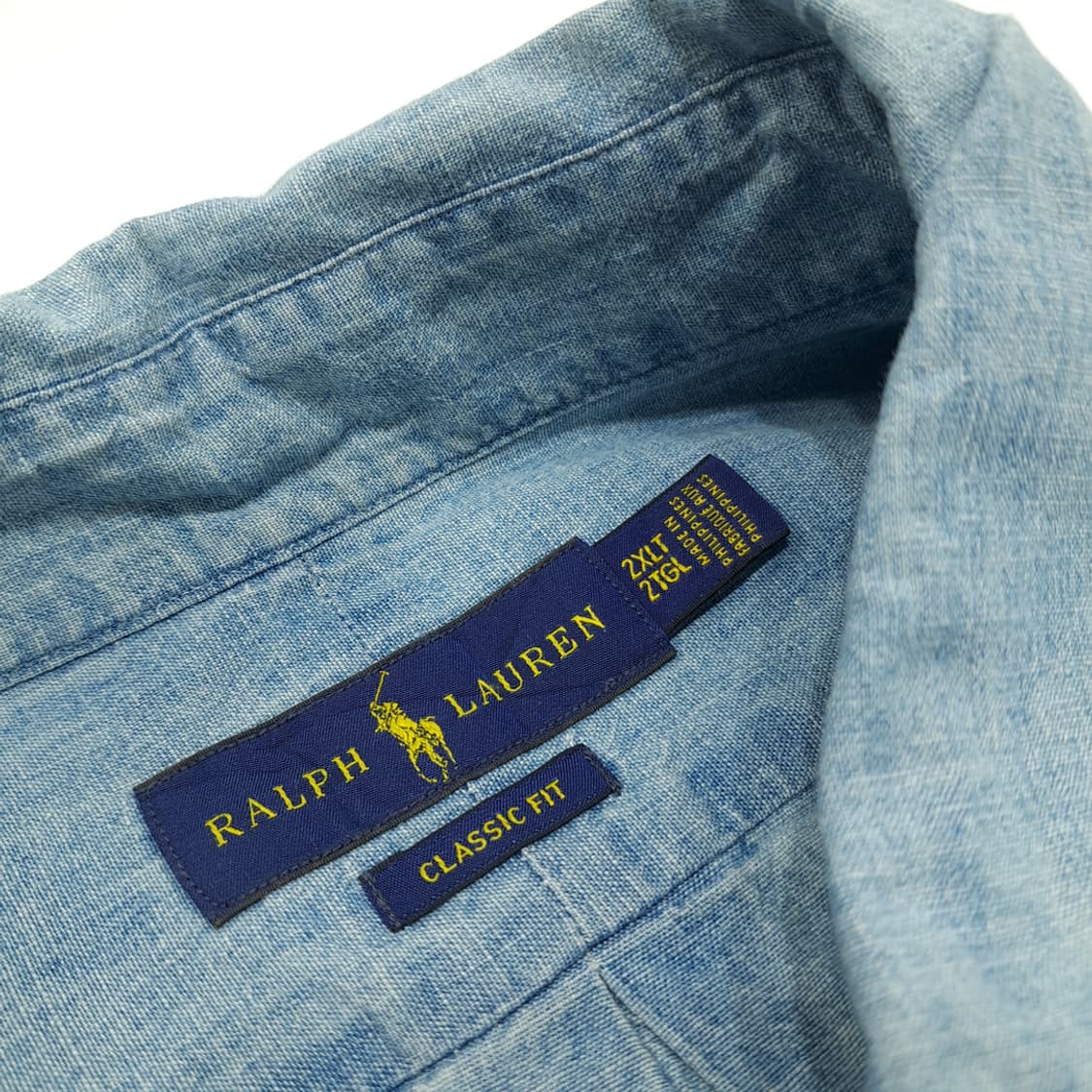 CN771 2XLT 폴로 랄프로렌 샴브레이 긴팔 셔츠 남방 상품이미지4