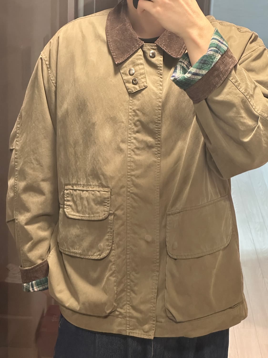 에스피오나지 헌팅자켓 올리브그린 L 상품이미지5