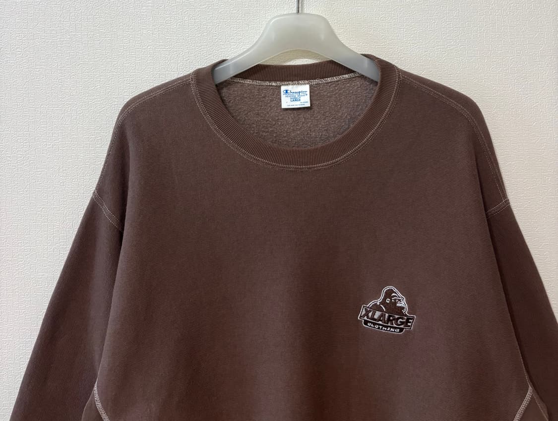 X-LARGE X Champion Reverse weave 웜업 스웻셔츠 상품이미지2
