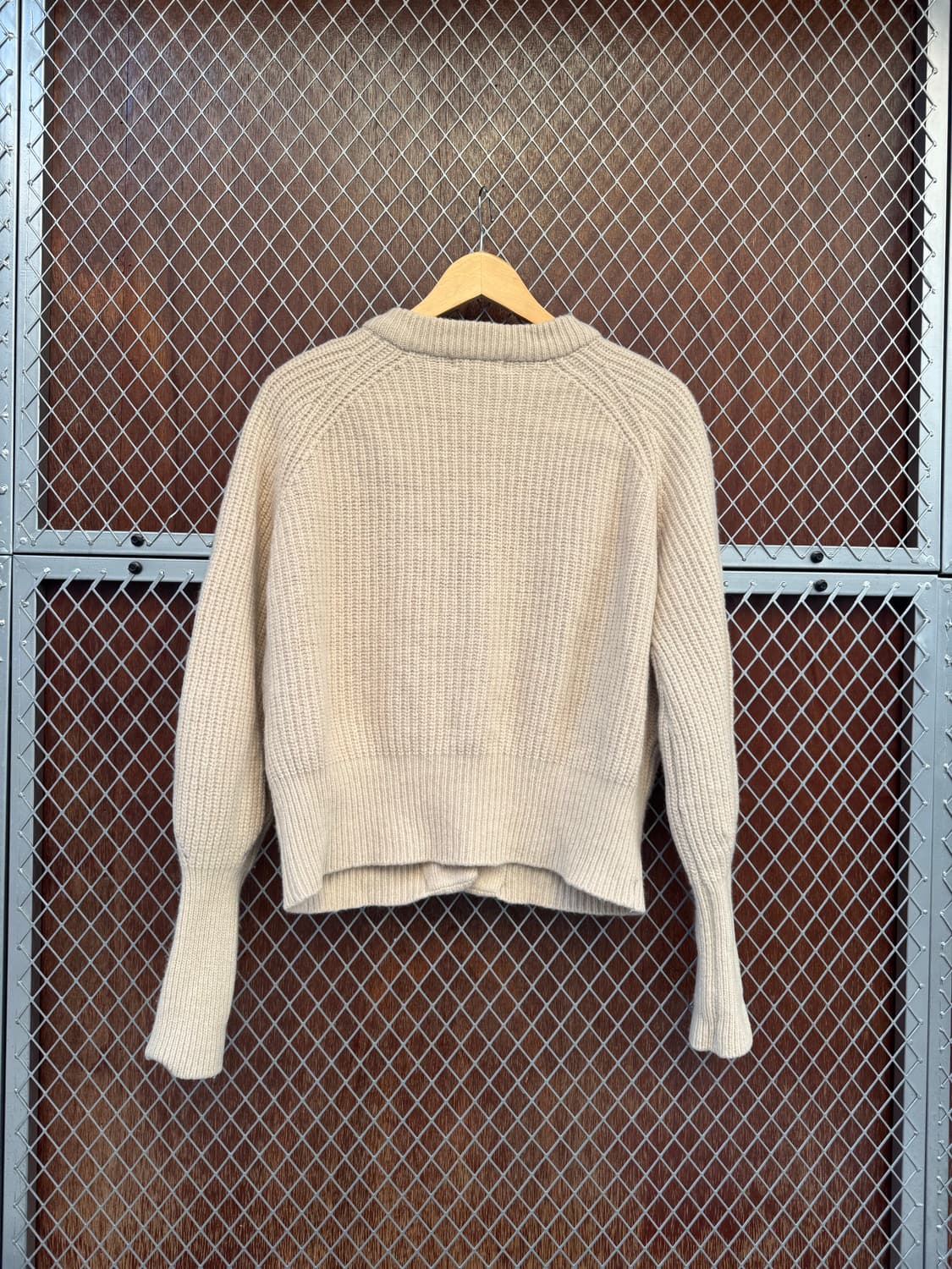 스튜디오톰보이 와플 버튼 오버핏 울 가디건 니트 F 상품이미지10