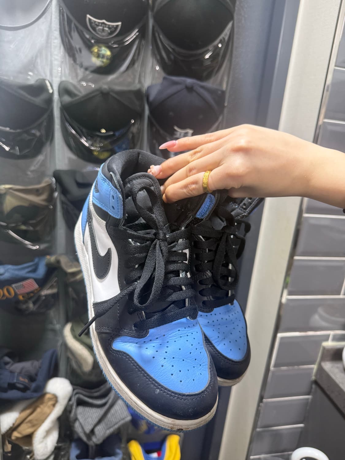 조던 1 레트로 하이 OG 유니버시티 블루 상품이미지6