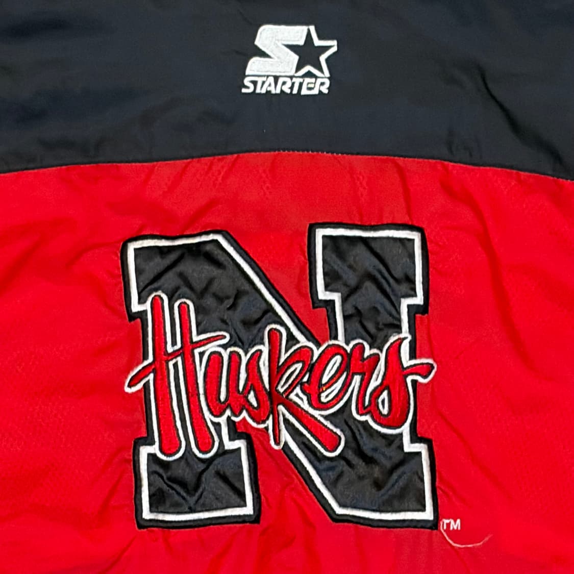 90s 미국 빈티지 스타터 네브래스카 콘허스커스 바람막이 상품이미지10