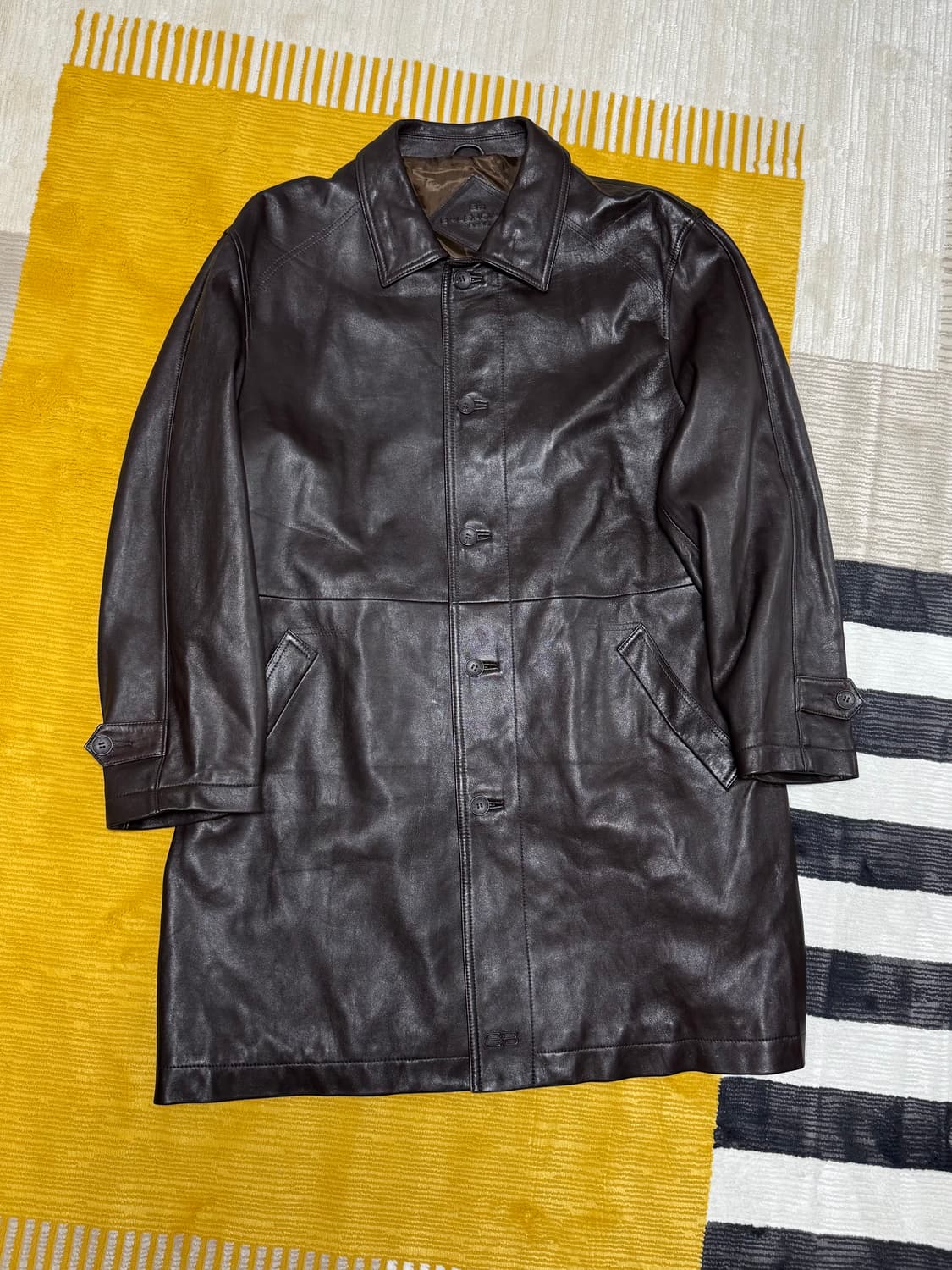 Balenciaga Trench Leather coat 상품이미지2