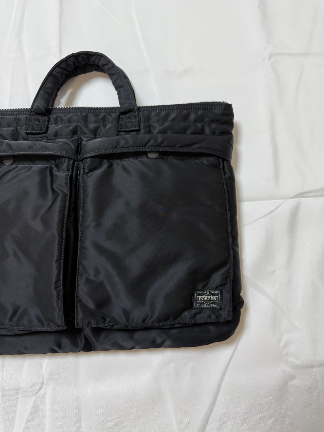 (초미품) PORTER 포터 탱커 숏 헬멧백 S 블랙 서류가방 상품이미지3