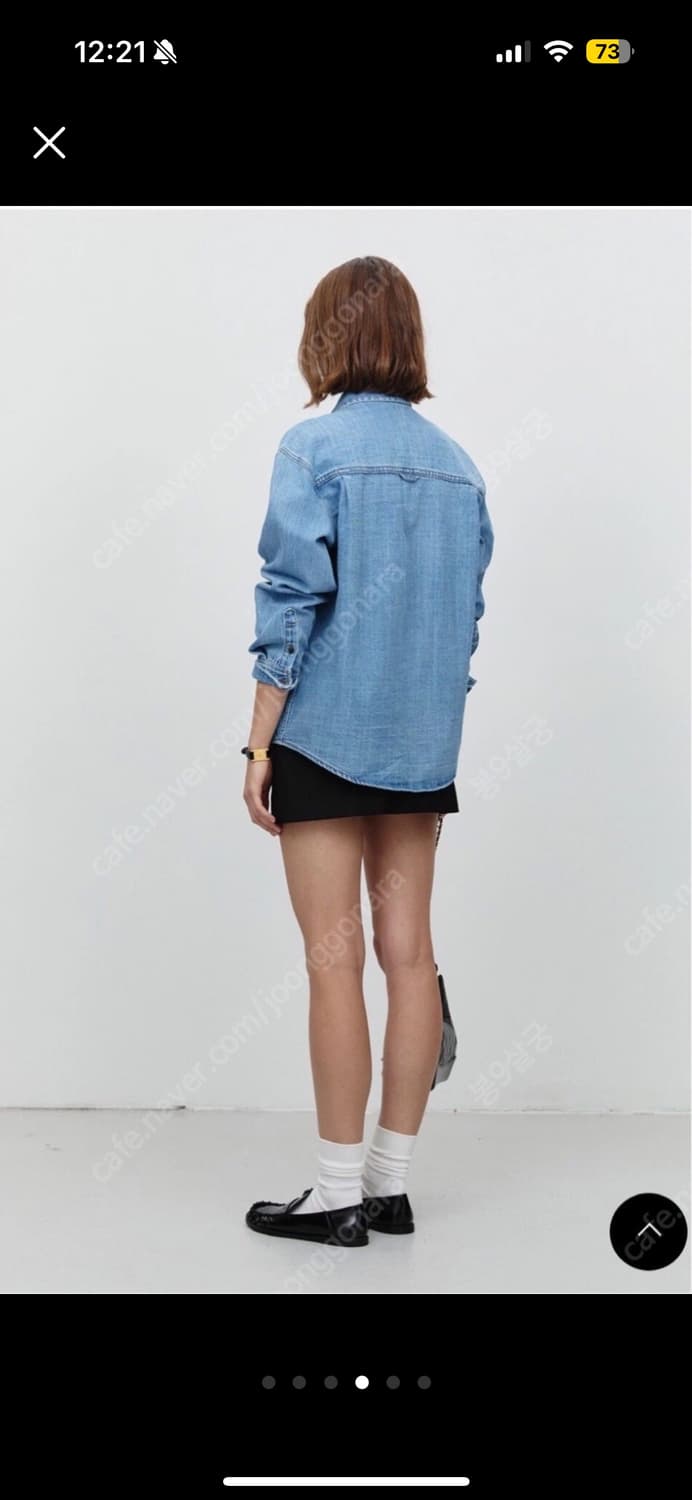 던스트 dunst 클래식 여성 데님셔츠 상품이미지4