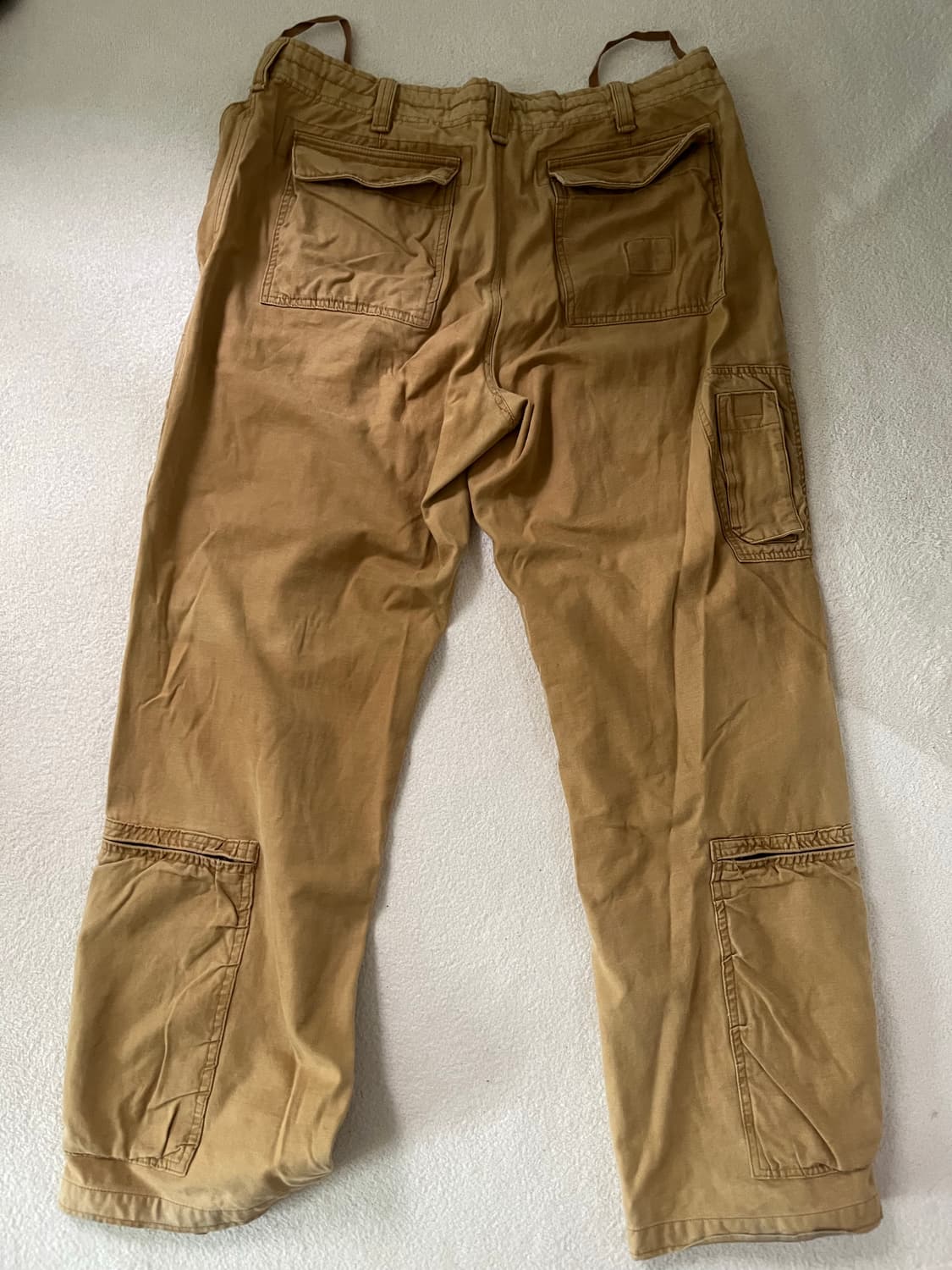 빈티지 10포켓 베이지 카고 팬츠 상품이미지2