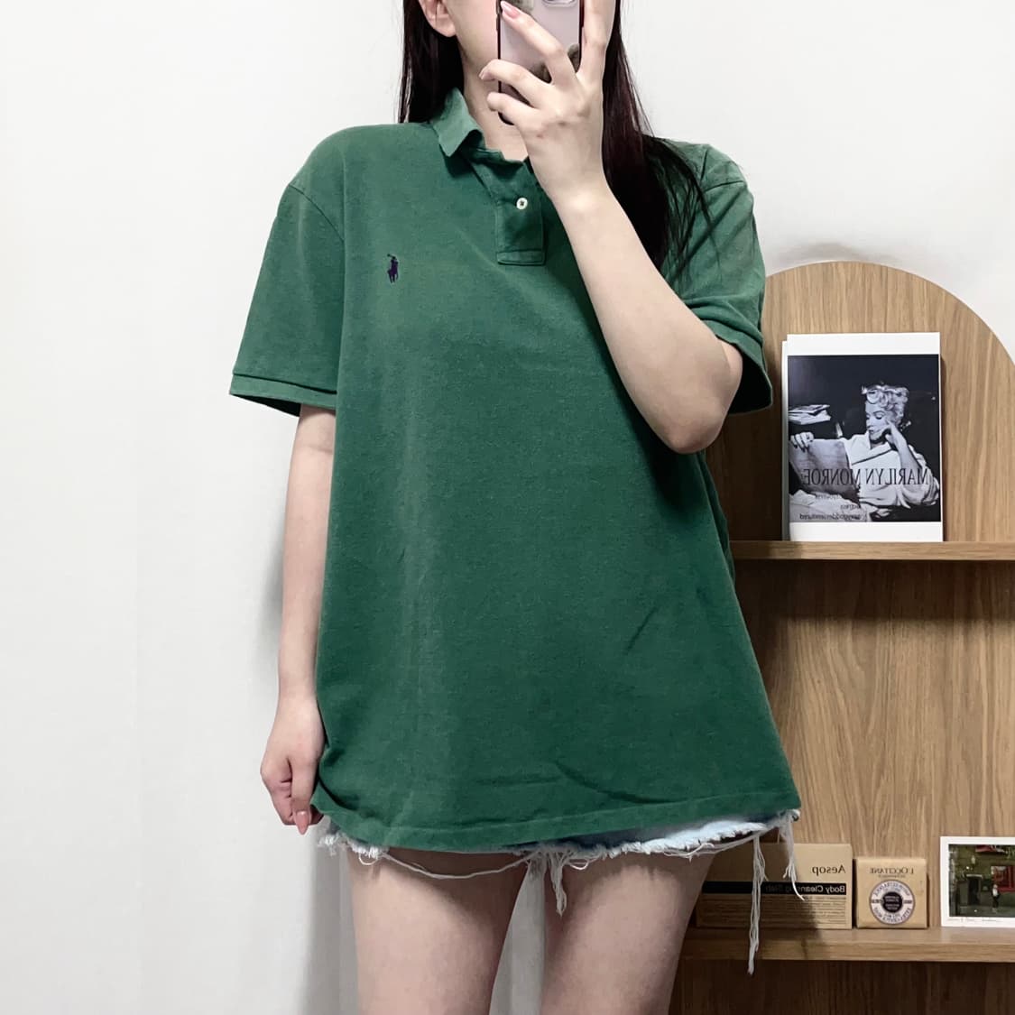 [정품] 폴로 그린 / 보라포니 반팔카라티 [ XL ] 상품이미지2
