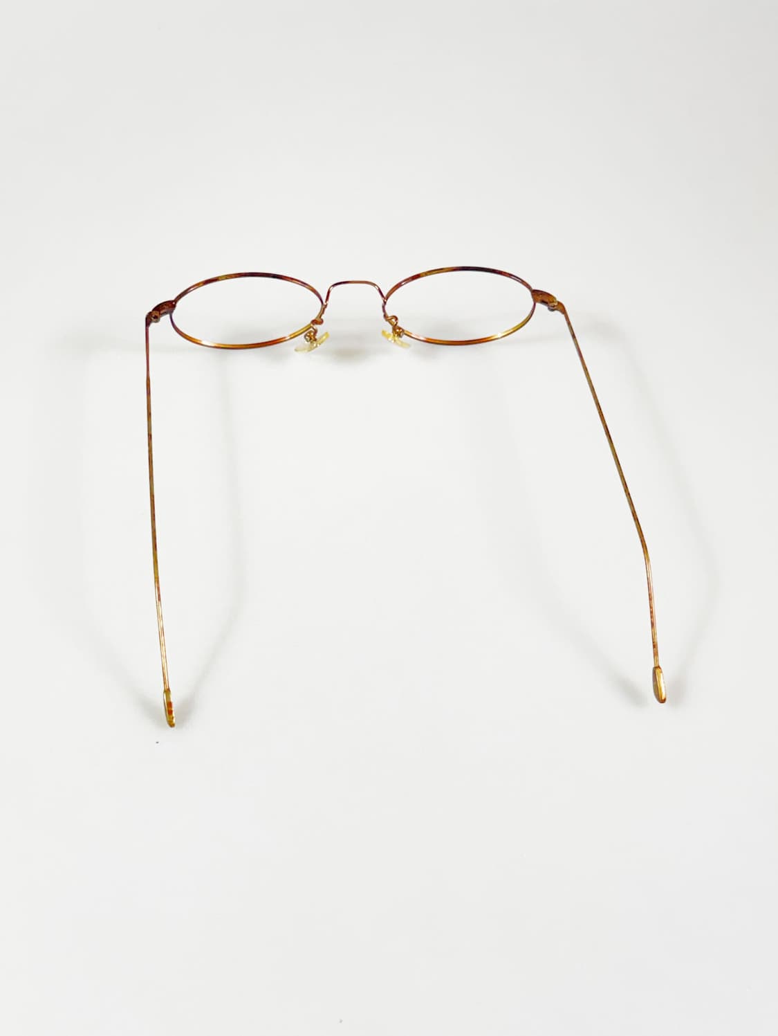 토터스쉘 슬림 오벌 메탈 프레임 빈티지 안경 상품이미지5