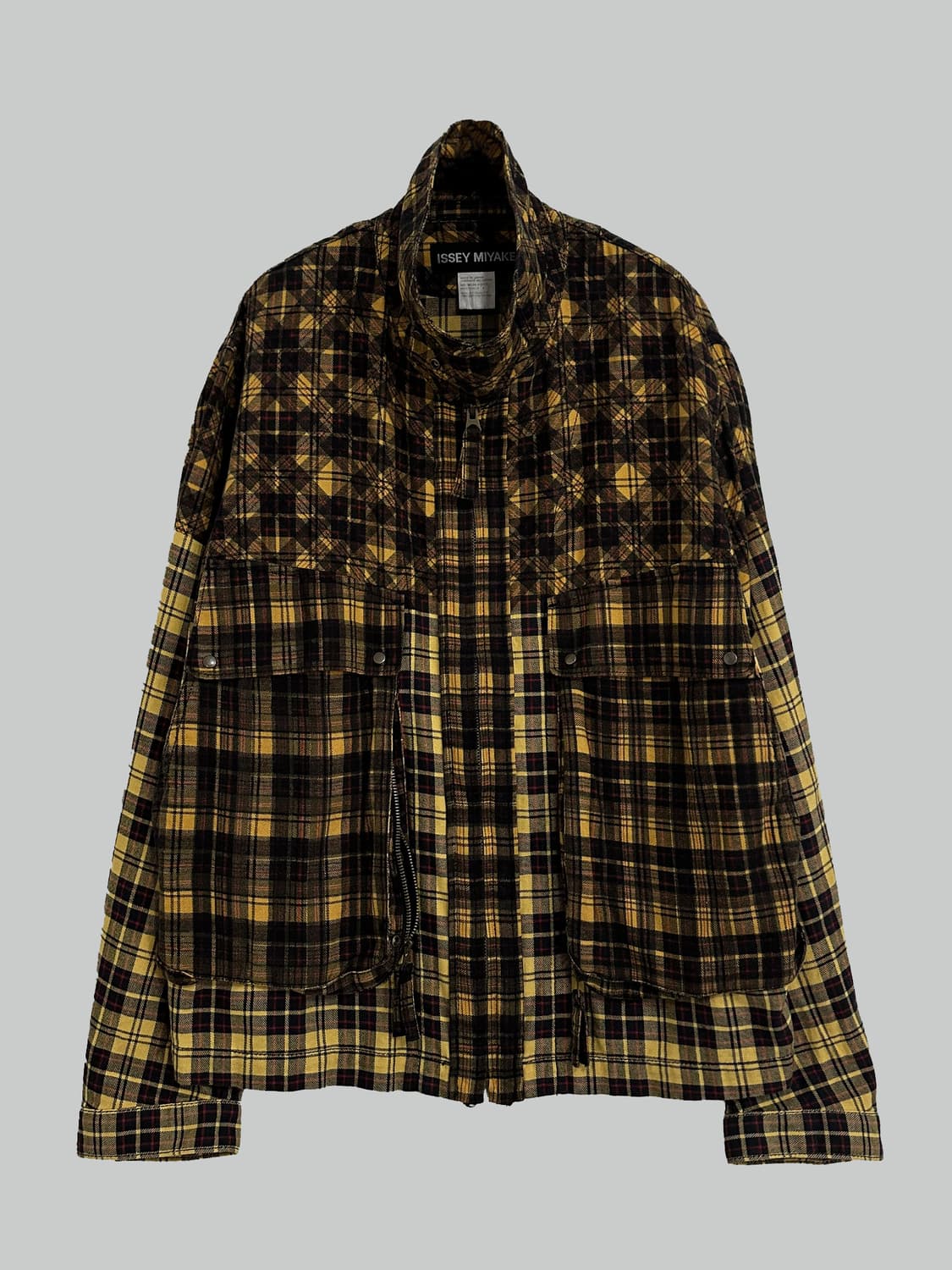 이세이 미야케 체크 집업 자켓 상품이미지2