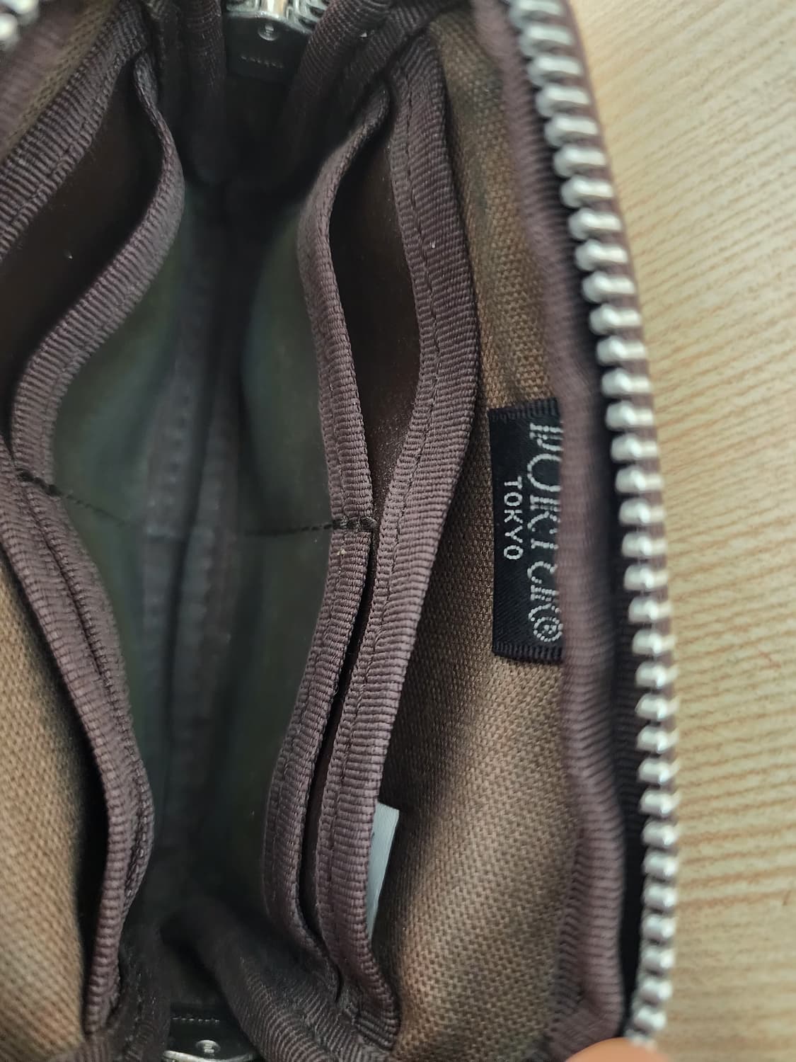 요시다포터 프리스타일 멀티코인 케이스 브라운 상품이미지7