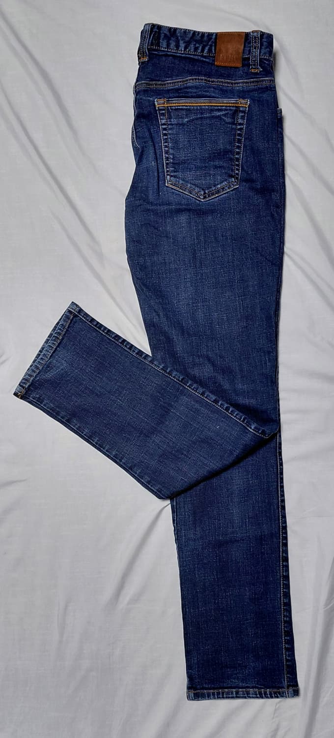 [FUBU/33] 푸부 다크 인디고 슬림 스트레이트 데님 (스판 함유) 상품이미지9