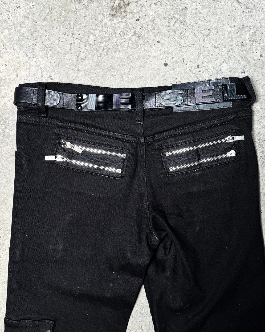 DIESEL – Logo Plate Leather Belt  상품이미지4