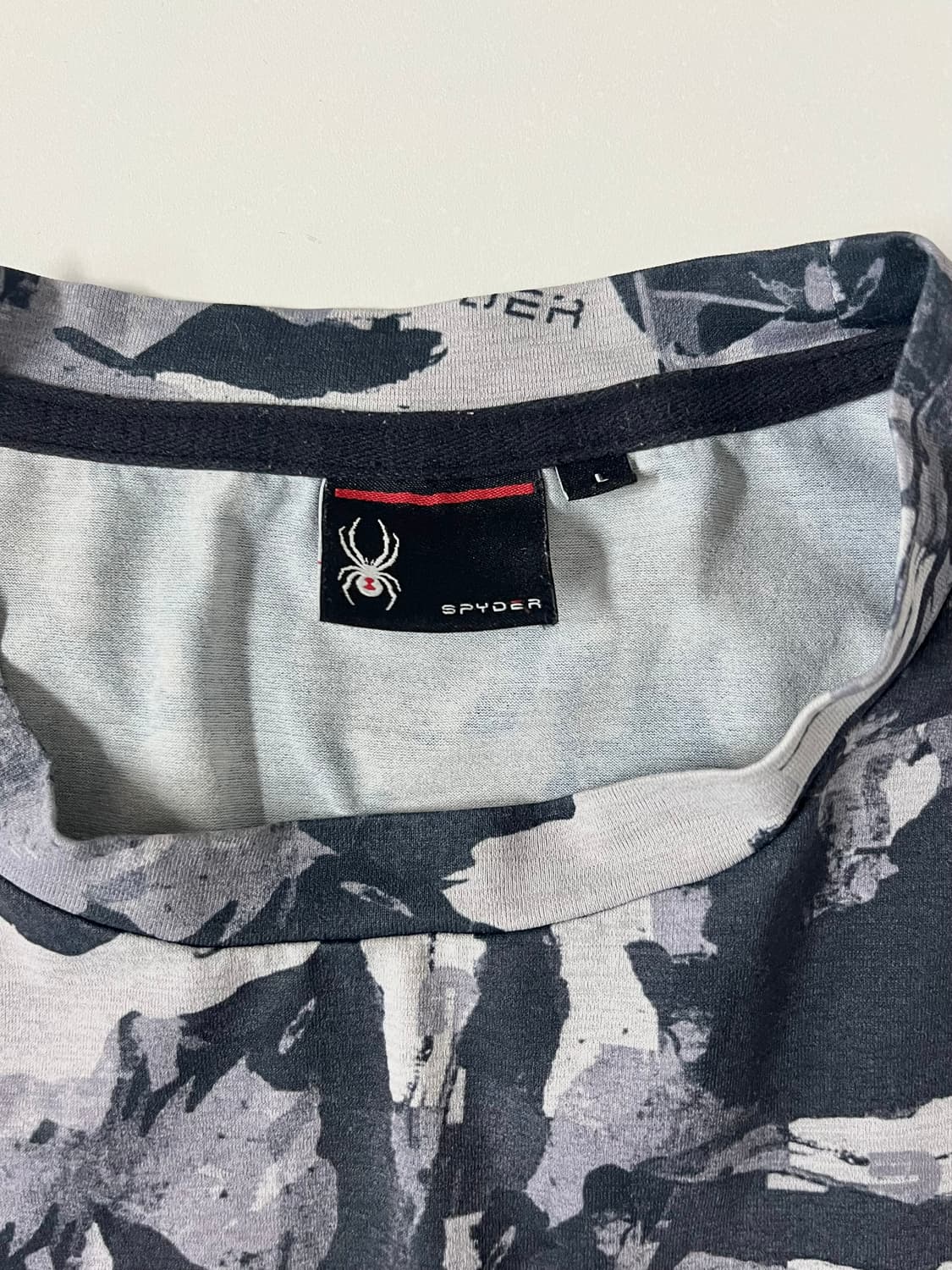 L) 스파이더 그래픽 반팔 티셔츠 그레이 상품이미지5