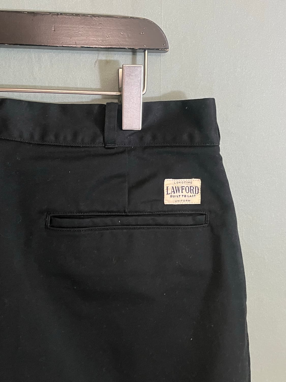 LAWFORD Lot.525 Work Trousers 32 Black 상품이미지3