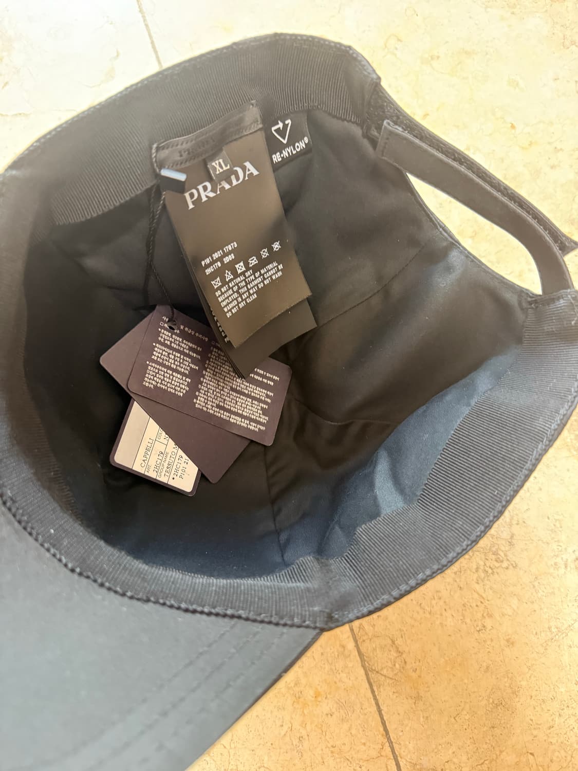 프라나 리나일론 크리스탈 스터드 베이스볼 캡 상품이미지2