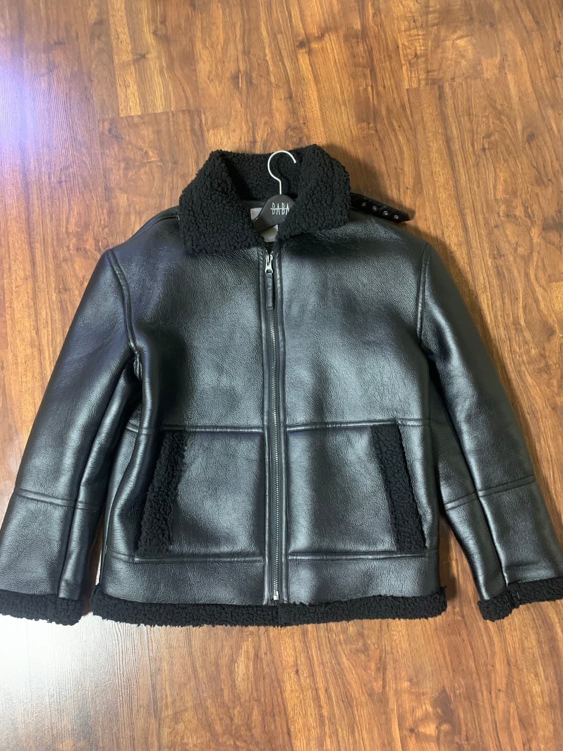 블랙 무스탕 상품이미지2