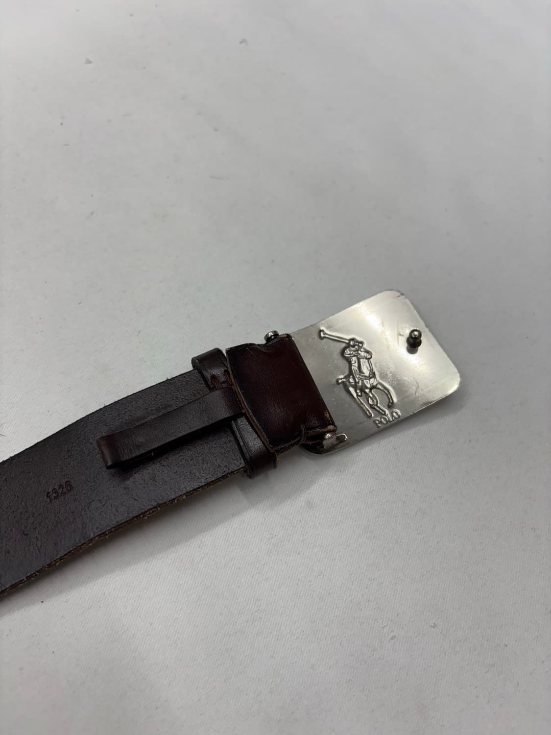 폴로 빈티지 웨스턴 포니 메탈 크롬 버클 벨트 상품이미지6