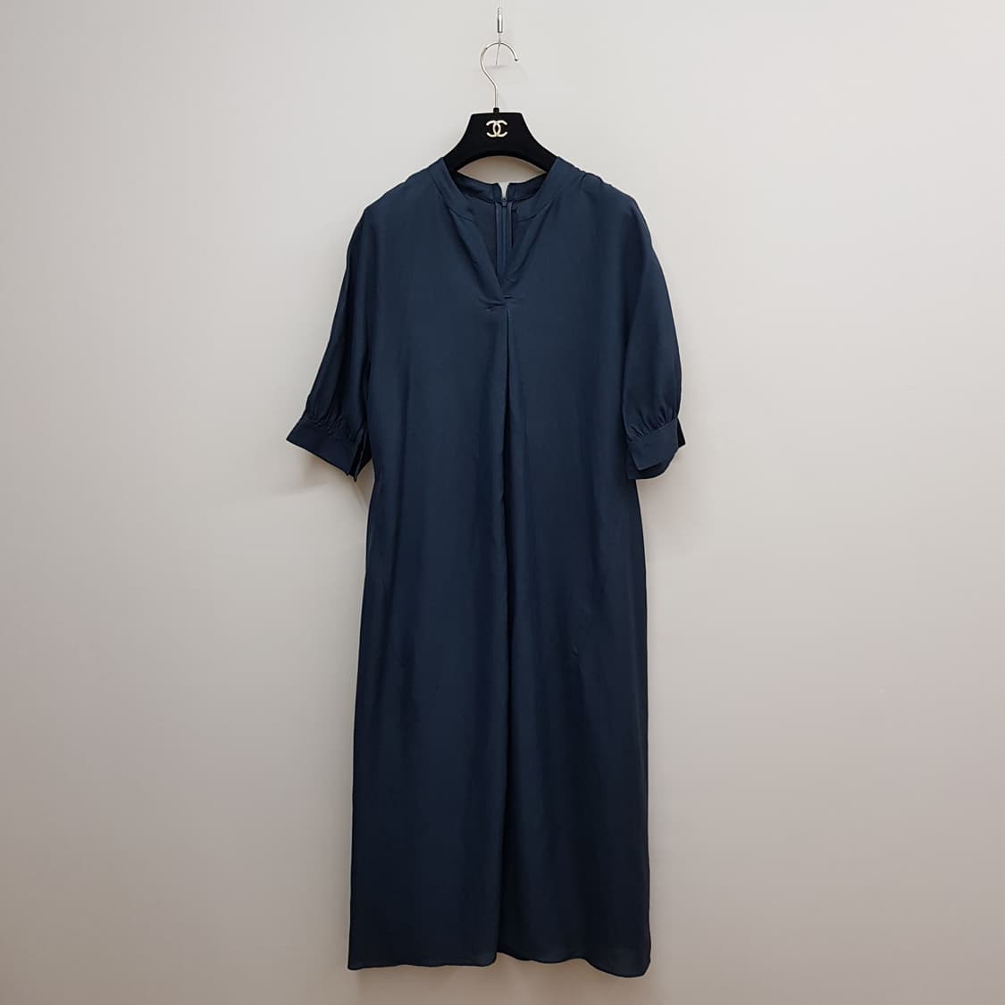 구호 KUHO  미니멀 반팔 롱 원피스 XS사이즈 상품이미지1