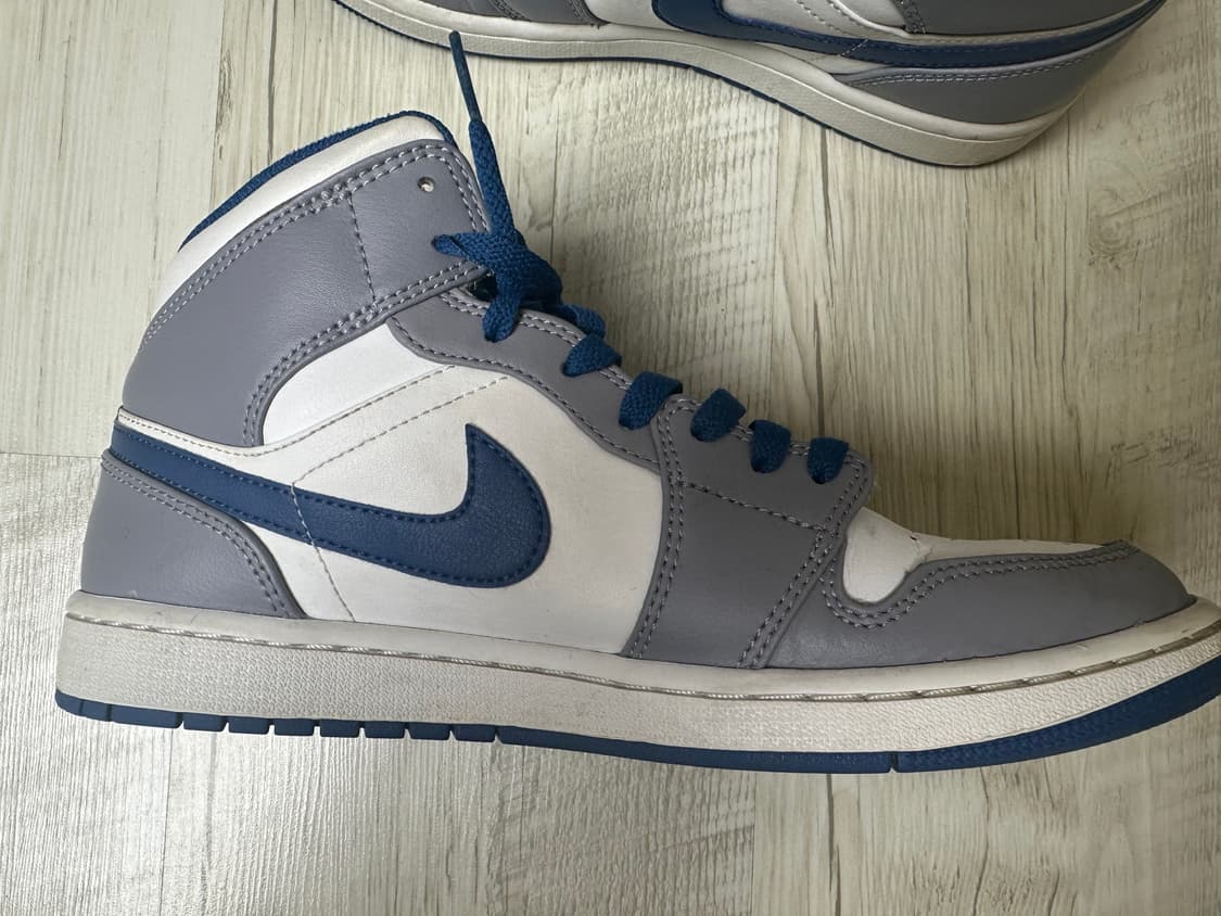 조던 1 미드 시멘트 그레이 트루 블루 상품이미지7