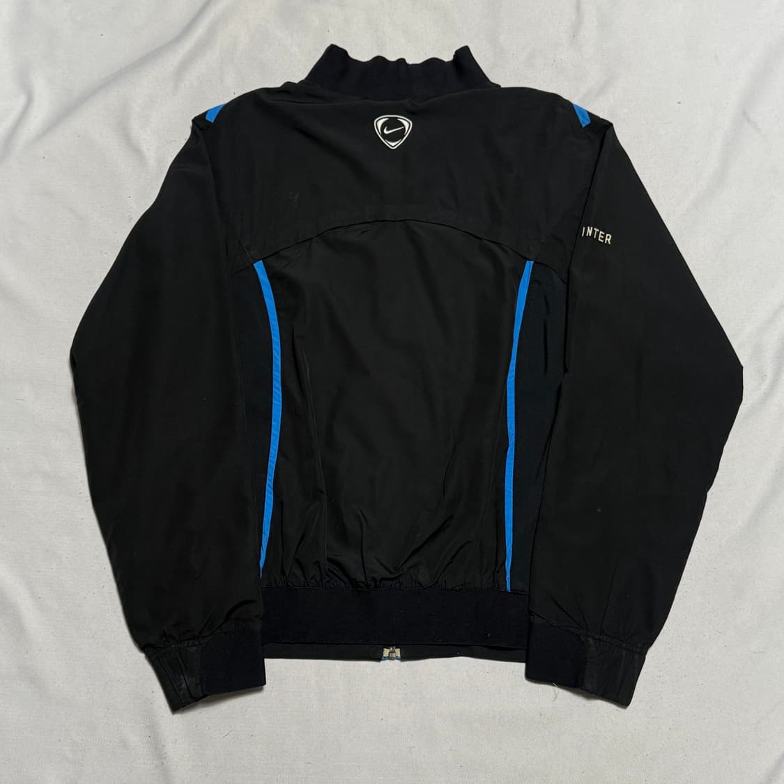 S 나이키 인터밀란 블루 파이핑 블랙 바람막이 상품이미지3