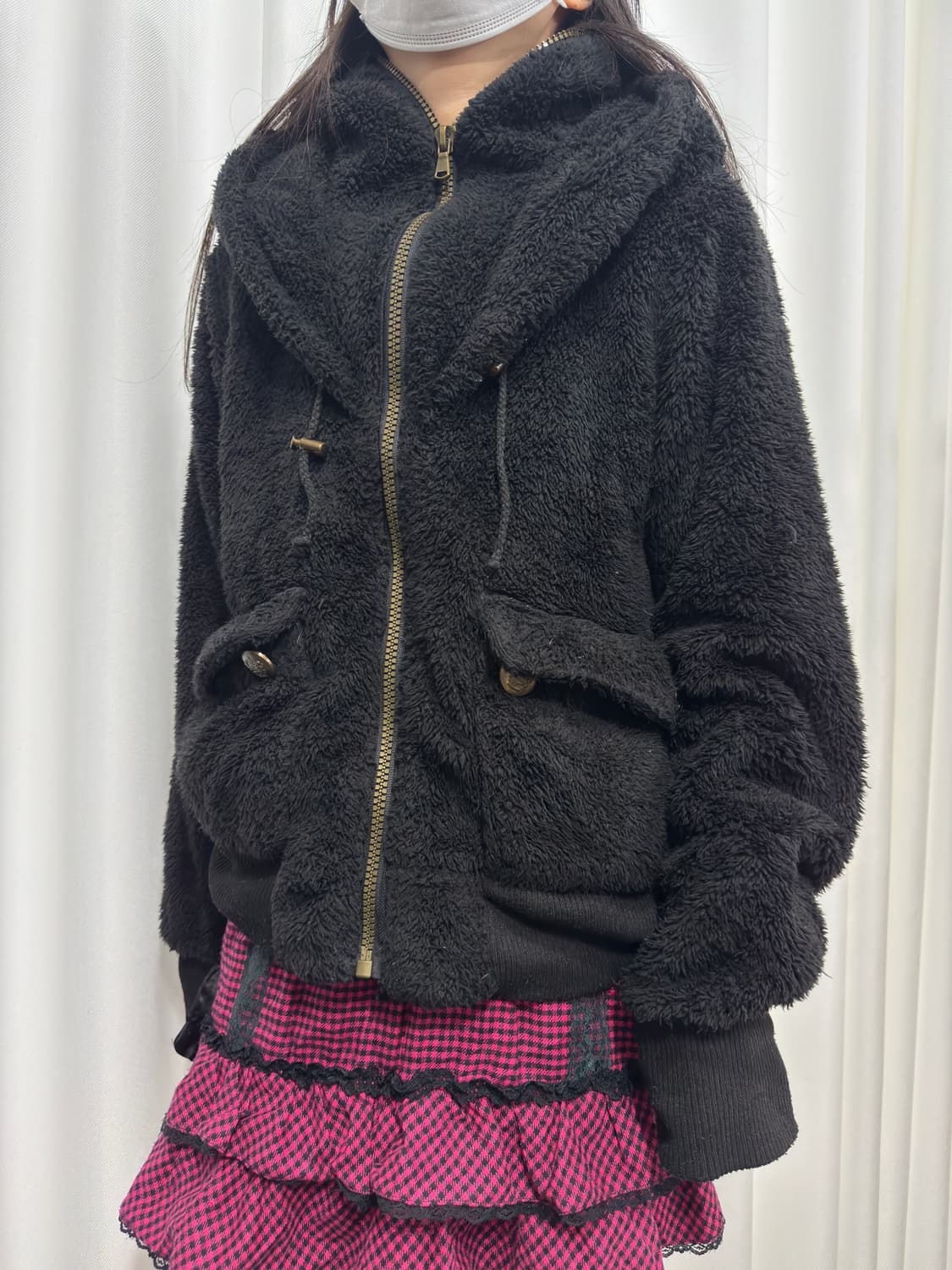 fur hood jacket 상품이미지2