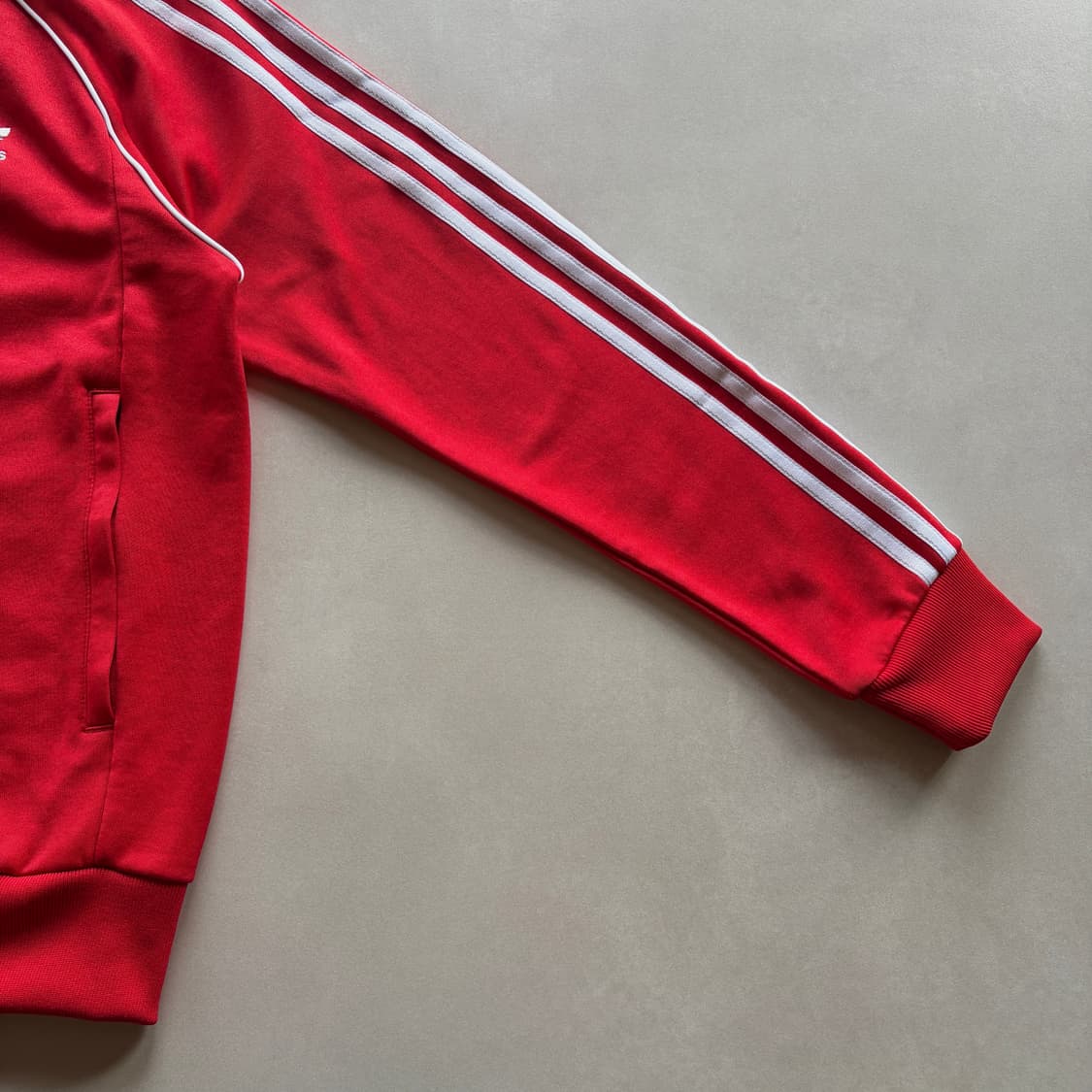 [M]아디다스 트레포일 SST 레드 트랙탑 져지 상품이미지6