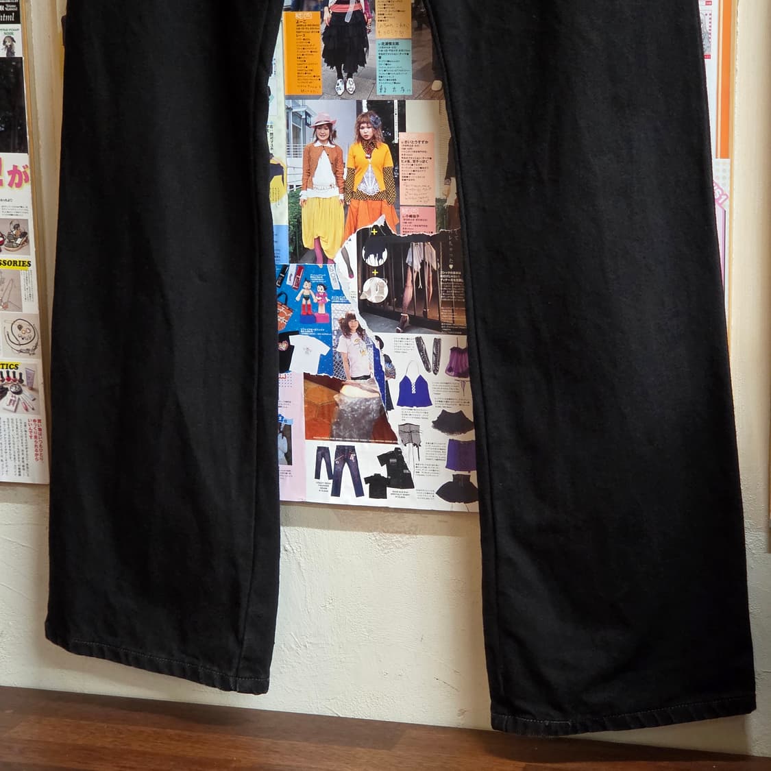 리바이스 517 세미 부츠컷 블랙 팬츠 상품이미지8