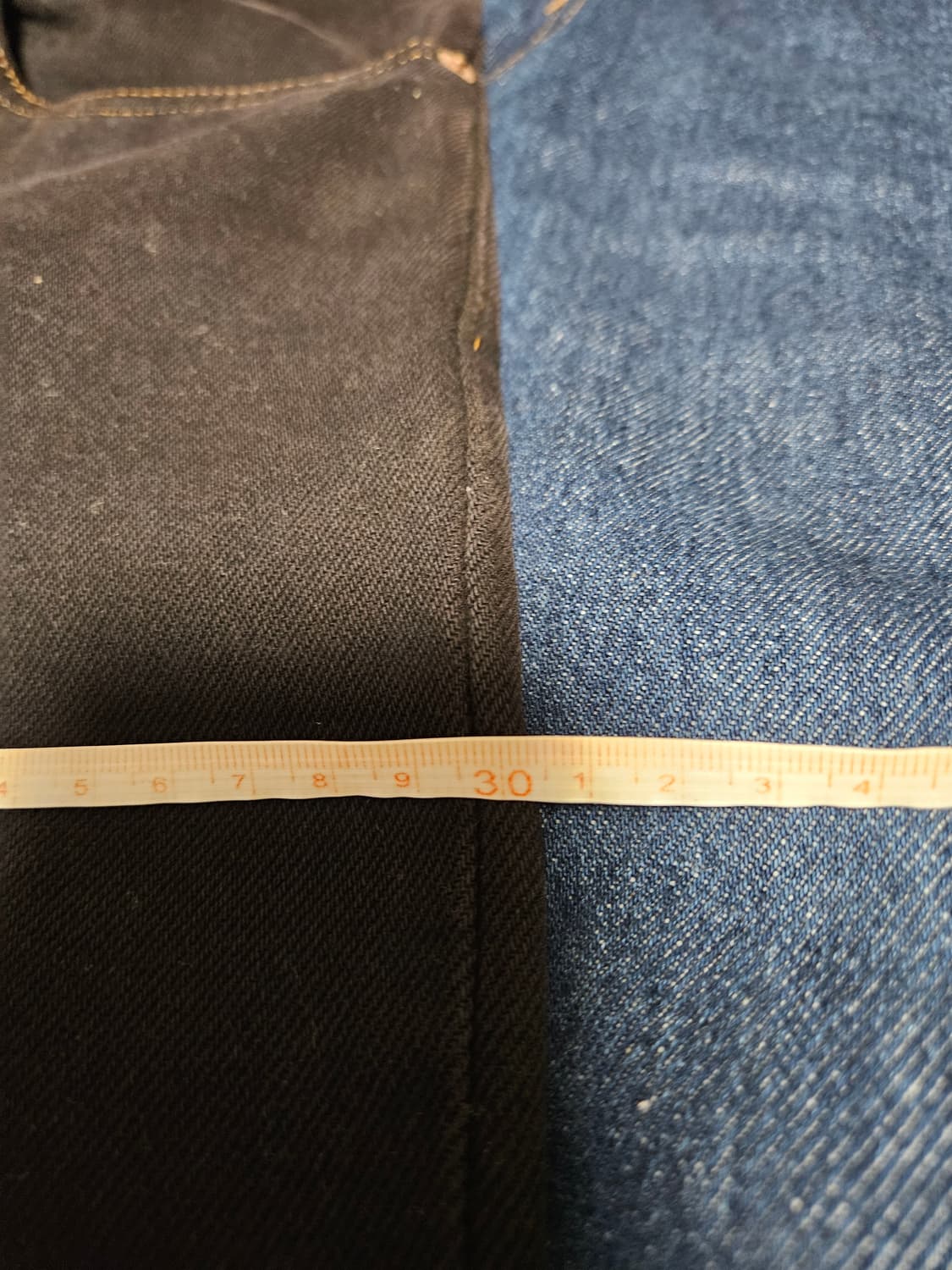 90s levi's 505 31x30 흑청 레드탭 상품이미지5