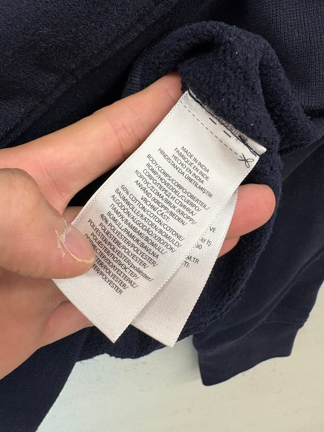 폴로랄프로렌 네이비 화이트 빅포니 후드티 상품이미지6