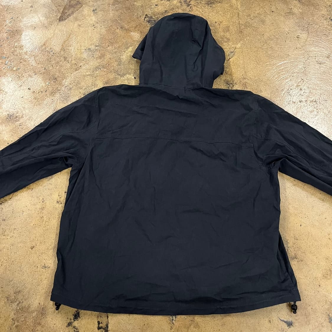 [정품/M] 라이프워크 블랙 바람막이 후드집업 b16 상품이미지4