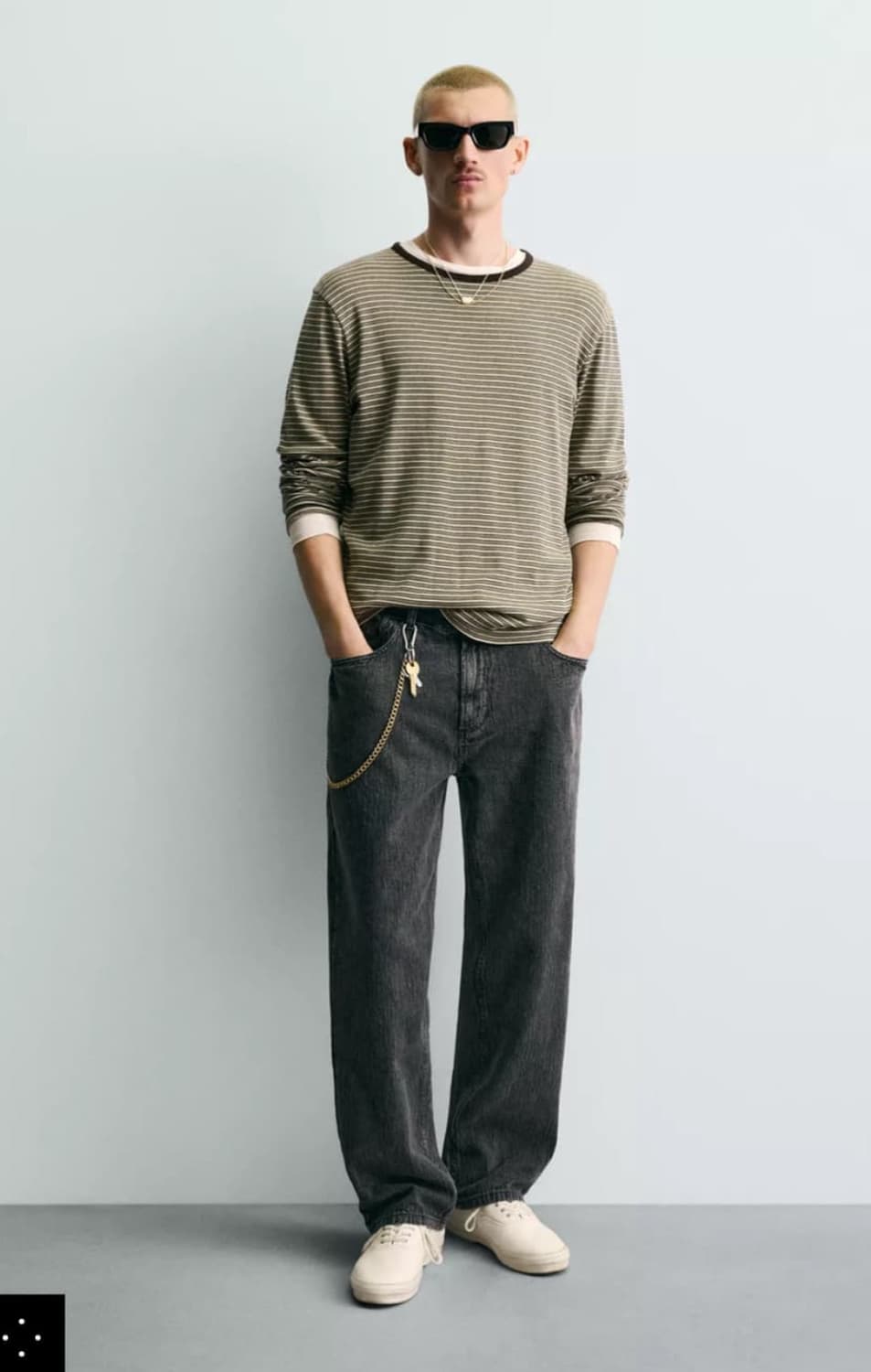 자라 흑청 데님 팬츠 (29,zara) 상품이미지6