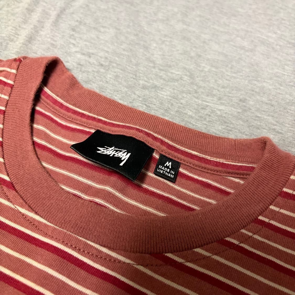 [M] 스투시 클래식 스트라이프 크루넥 티셔츠 상품이미지2