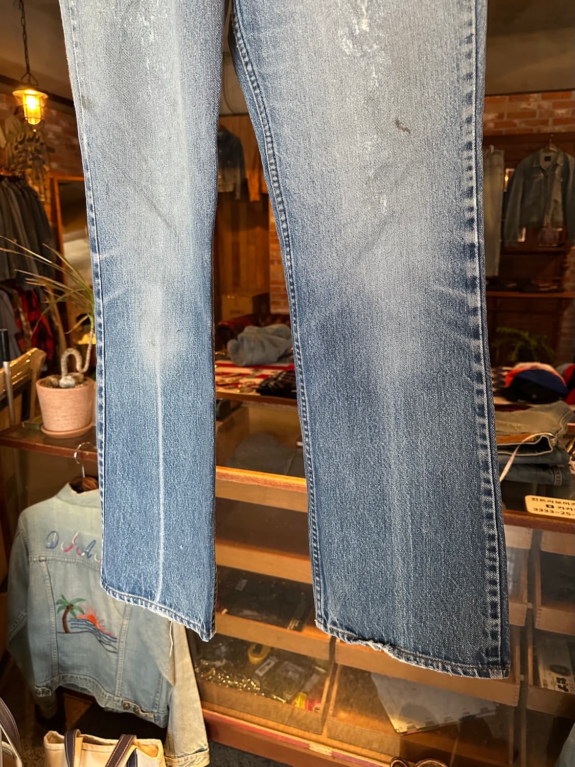 80s USA Levis 517 Boot Cut Denim Pants 상품이미지3