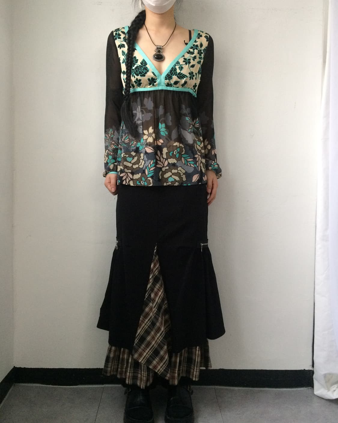 Pattern blouse 상품이미지5