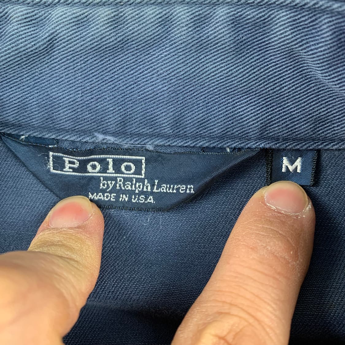 90s 폴로 랄프로렌 포니로고 스윙톱 블루종 자켓 네이비 상품이미지7