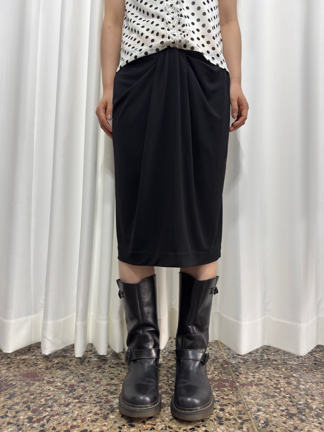 dkny design midi skirt 상품이미지3