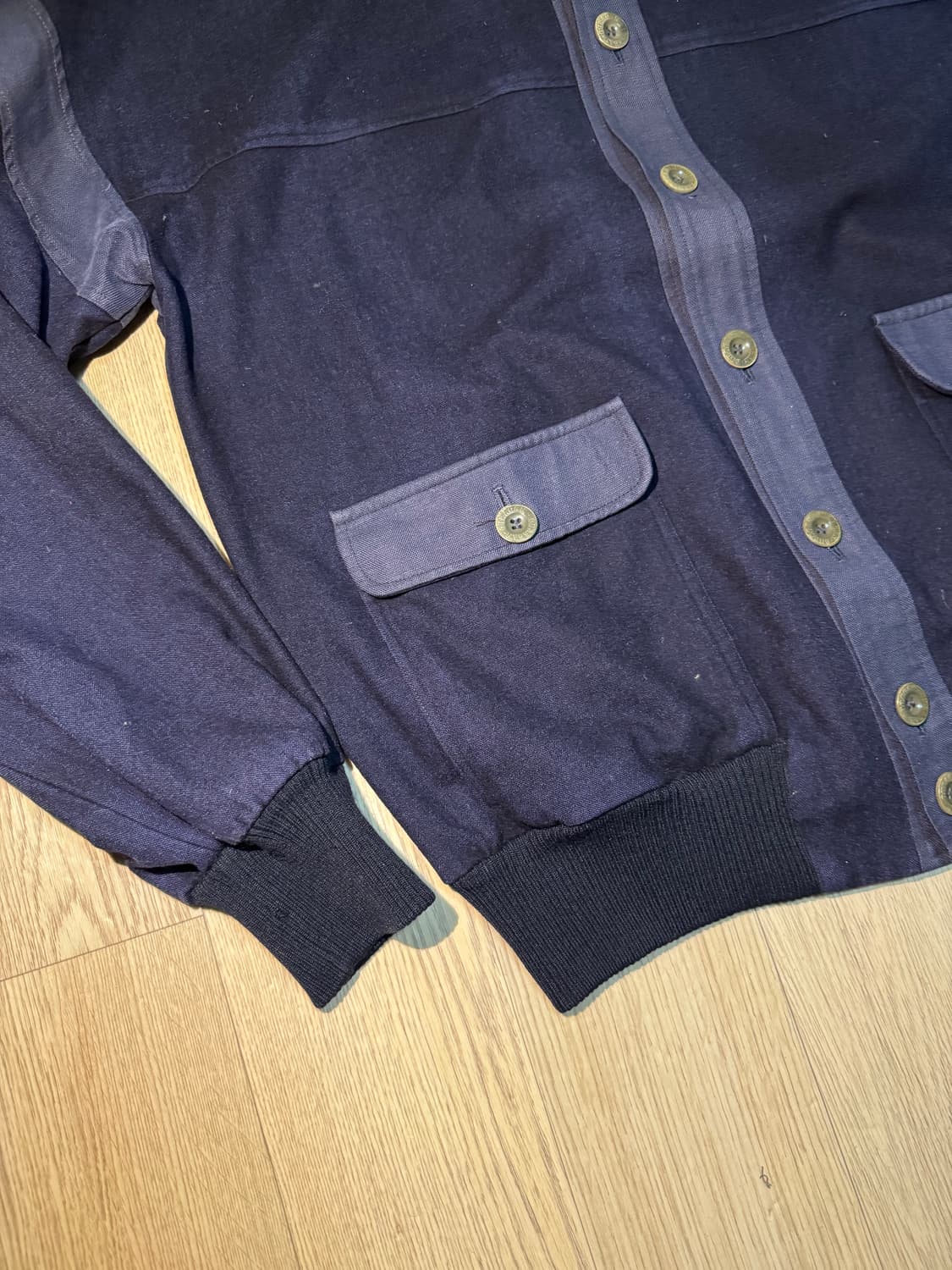 90‘s 이탈리아 해군 울 워크셔츠 상품이미지9