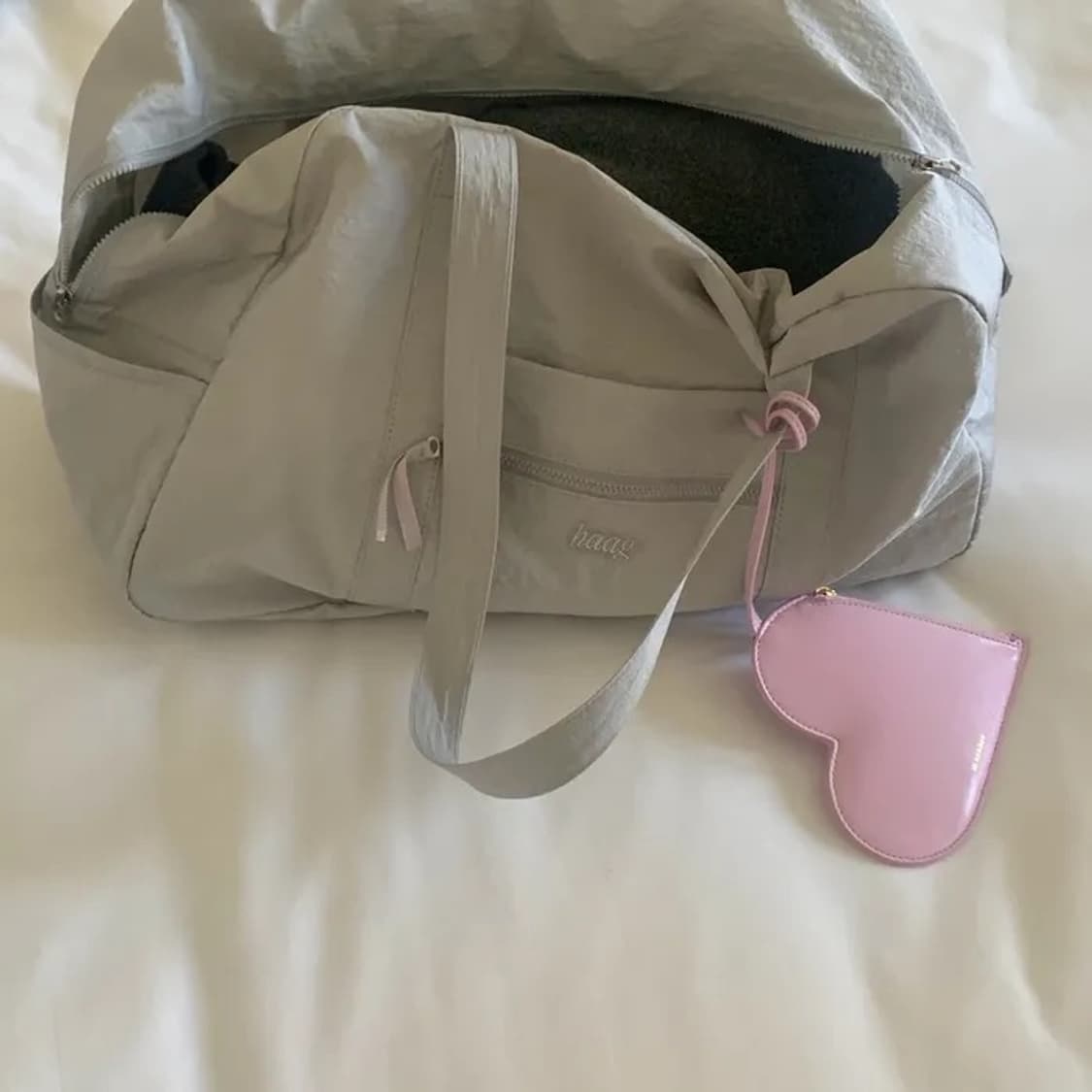 HAAG 헤이그 a duffel bag(silver) 상품이미지1