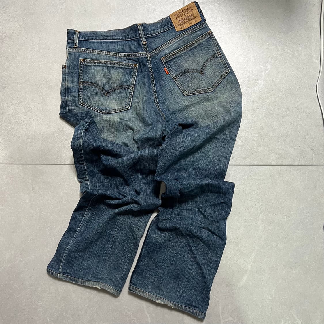 [33] 리바이스 오렌지탭 빈티지 워싱 청바지 상품이미지3