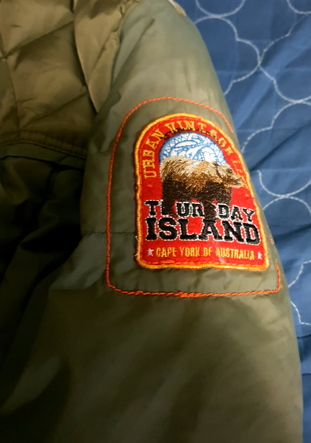 (희귀매물) 써스데이아일랜드 오리털 밀리터리 유틸 다운 파카 카키(XL) 상품이미지3
