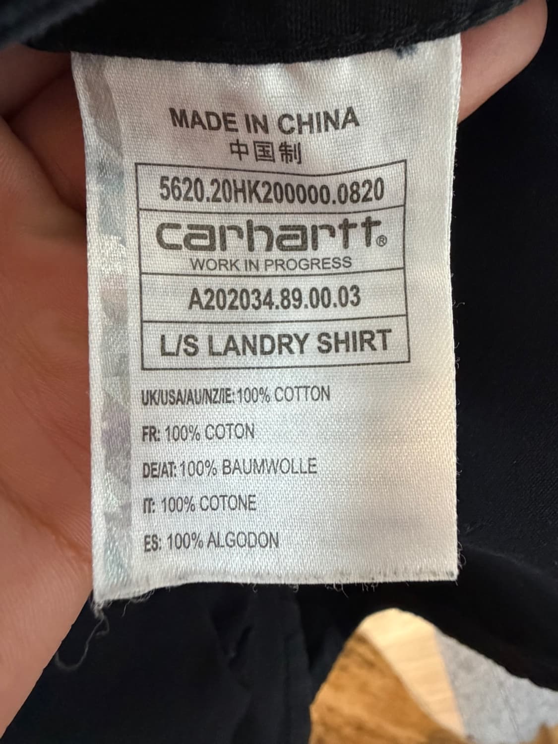 칼하트 윕 유틸리티 랜드리 셔츠  상품이미지6