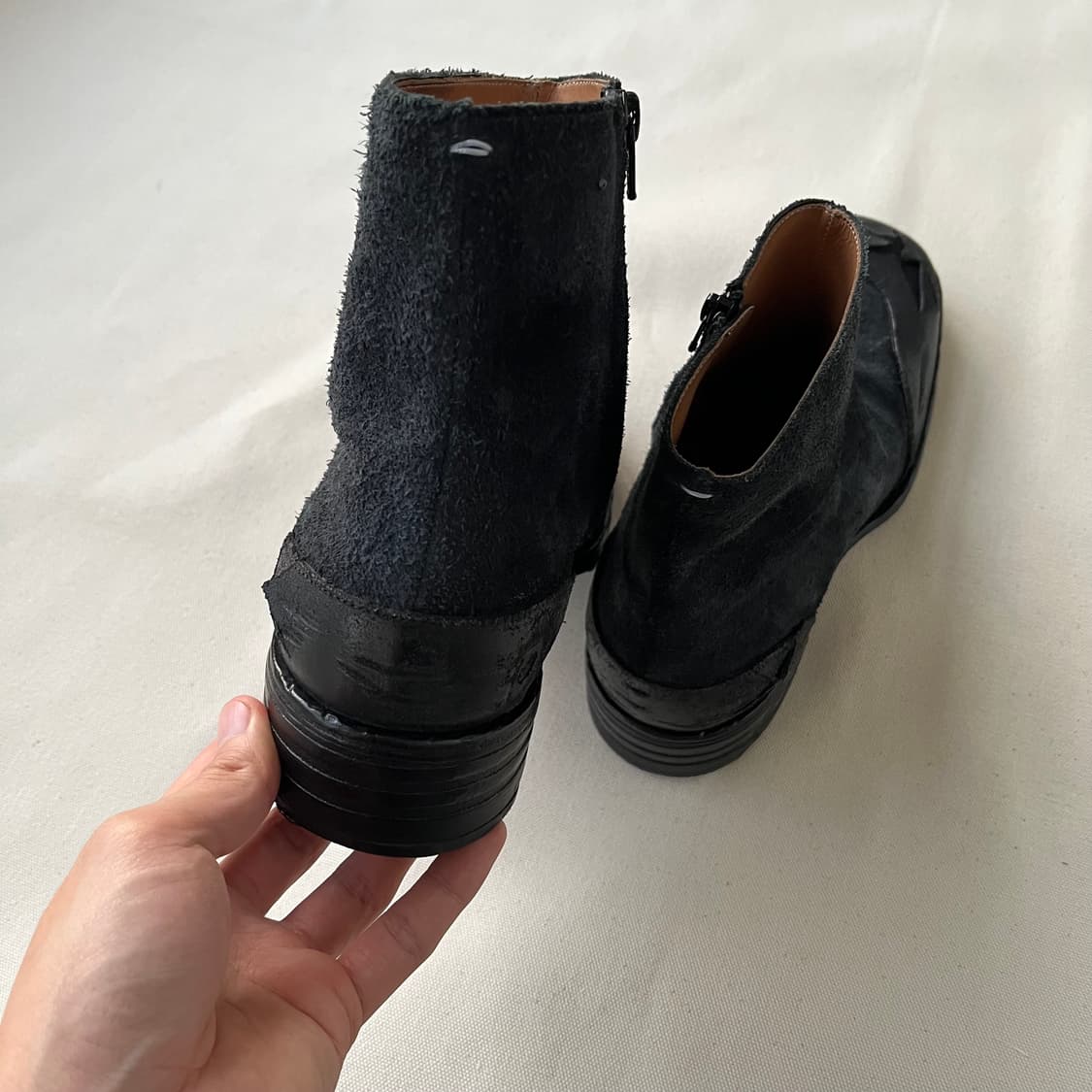 메종 마르지엘라 S/S 2021 디스트로이드 스퀘어 토 타비 부츠 상품이미지6