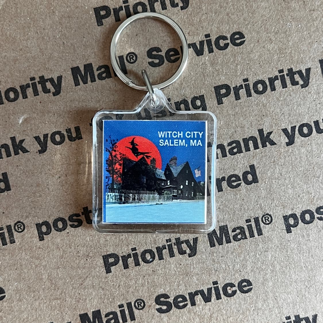 90s vtg Witch City Salem Keyring 상품이미지2