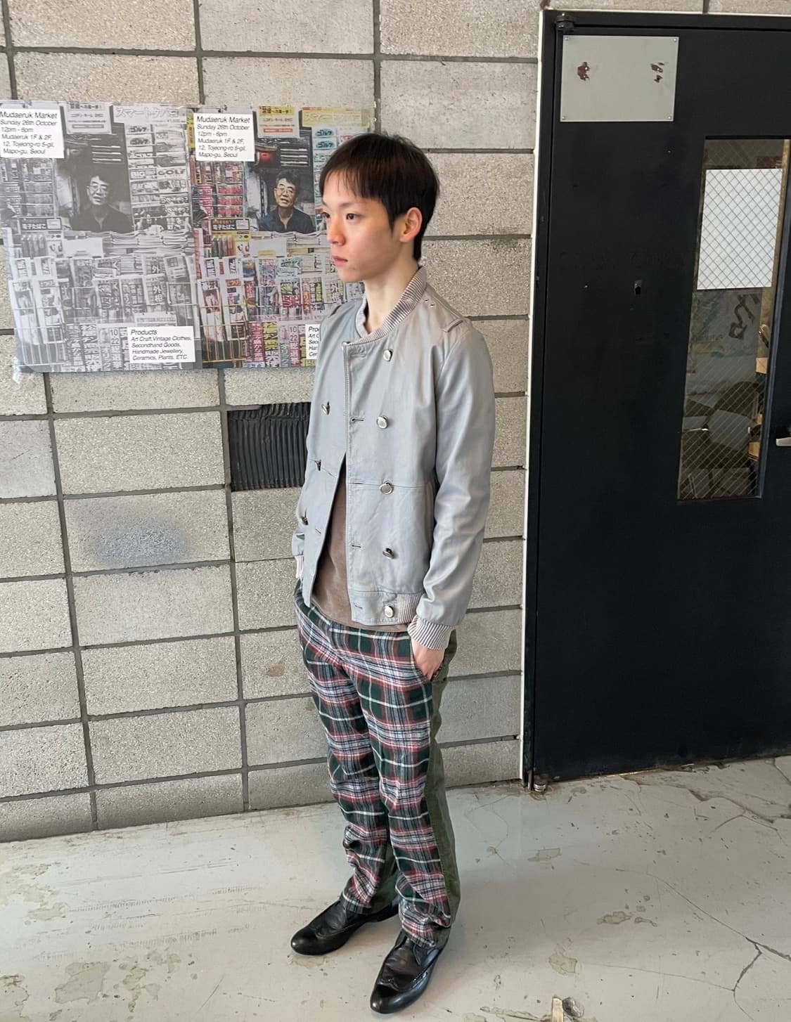 꼼데가르송 셔츠 체크 팬츠 상품이미지2