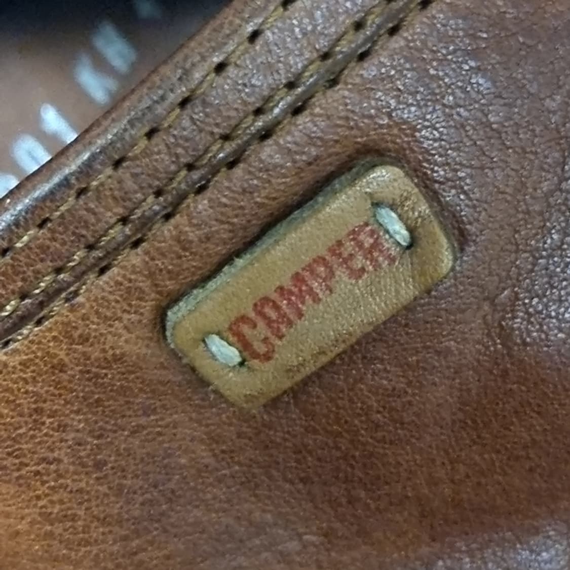 스페인제 캠퍼 빈티지 브라운 가죽 워커 부츠(270) 상품이미지4