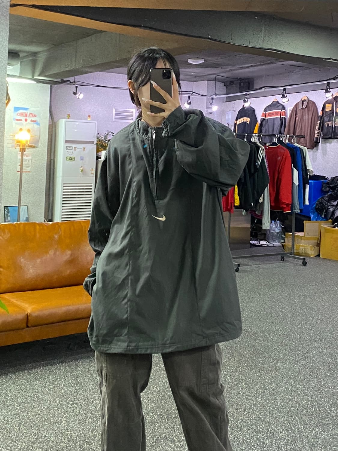 나이키 올드스쿨 반집업 아노락 자켓 B4906 상품이미지1