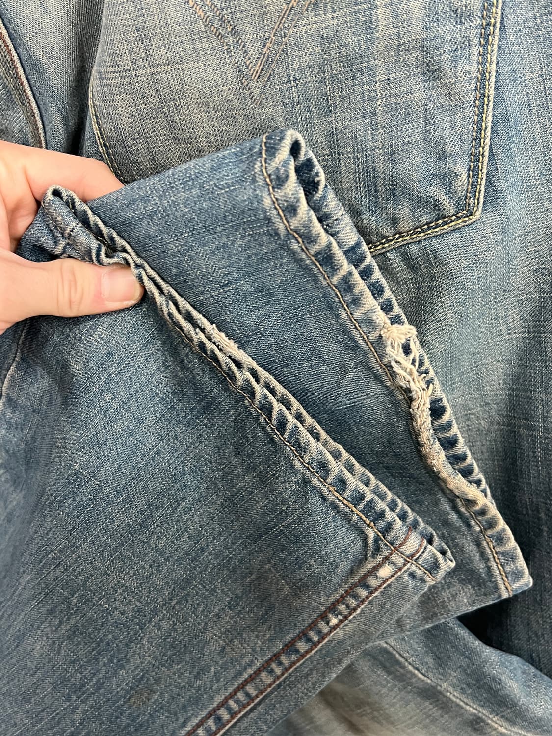 00s Levis 리바이스 701 스트레이트핏 데님 팬츠 상품이미지4